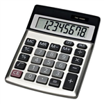 JASTEK COMPACT CALCULATOR 8 DIGIT METAL