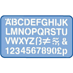 HELIX LETTER STENCIL 30MM