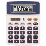 JASTEK COMPACT CALCULATOR 8 DIGIT BLUE