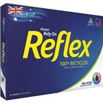 REFLEX A3 100 RECYCLED CARBON NEUTRAL COPY PAPER 80GSM WHITE PACK 500 SHEETS