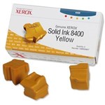 XEROX PHASER 8400 YELLOW INK STICKS  3 PACK  3400 PAGES