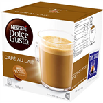 NESCAFE DOLCE GUSTO COFFEE CAPSULES CAFE AU LAIT PACK 16