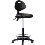WERK NXR2 DRAFTING CHAIR PU BLACK