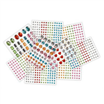 COLORIFIC RHINESTONES ADHESIVE ASSORTED PACK 850