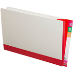 AVERY 165715 FULLVUE SHELF LATERAL FILE 30MM GUSSET RED TAB AND SPINE FOOLSCAP BOX 100