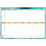 WRITERAZE QC PERPETUAL STAFF LEAVE PLANNER FRAMED 700 X 1000MM