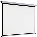 NOBO PROJECTION SCREEN 1610 WALL MOUNT 98 INCH 1750 X 1090MM WHITE