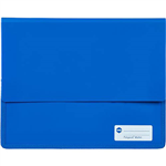 MARBIG POLYPICK DOCUMENT WALLET HEAVY DUTY A4 BLUE