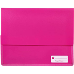 MARBIG POLYPICK DOCUMENT WALLET HEAVY DUTY A4 PINK