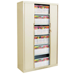 AVERY 20263MAA20126 TAMBOUR CABINET LATERAL FILING PACKAGE 5 SHELVES 1980 X 900 X 500MM MAGNOLIA