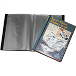 COLBY DISPLAY BOOK NONREFILLABLE INSERT COVER 30 POCKET A4 BLACK