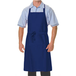 DNC FULL BIB APRON POLYESTERCOTTON WITH POCKET NAVY