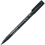 STAEDTLER 310 LUMOCOLOR CDDVD PERMANENT MARKER 04MM BLACK
