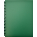 BANTEX EURO DISPLAY BOOK REFILLABLE 20 POCKET A4 GREEN