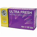 ULTRA FRESH NITRILE POWDER GLOVES SMALL BOX 100