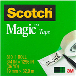SCOTCH 810 MAGIC TAPE 19MM X 33M