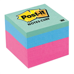 POSTIT 2051MC NOTE MINI MEMO CUBE 48 X 48MM BRIGHTS