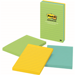 POSTIT 6603AU LINED NOTES 101 X 152MM JAIPUR PACK 3