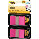 POSTIT 680BP2 FLAGS BRIGHT PINK TWIN PACK 100