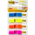 POSTIT 6834ABX MINI FULL COLOUR FLAGS ASSORTED PACK 140