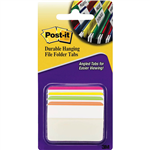 POSTIT 686A1BB DURABLE ANGLED FILING TABS 50MM BRIGHT ASSORTED PACK 24