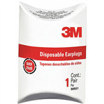 3M CLASSIC DISPOSABLE EARPLUGS ORANGE 1 PAIR