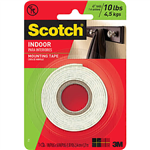 SCOTCH 114 MOUNTING TAPE PERMANENT 254MM X 127M WHITE