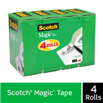 SCOTCH 810 MAGIC TAPE MULTI PACK 19MM X 25M PACK 4