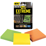 POSTIT EXTRM333TRYMX EXTREME NOTES 76 X 76MM ORANGEGREENYELLOW PACK 3