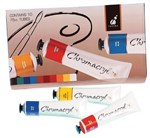 CHROMACRYL ACRYLIC PAINTS 75ML ASSORTED PACK 10