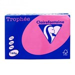TROPHEE 160GSM BOARD A4 INTENSIVE PINK PACK 250