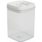 CONNOISSEUR FLIPTITE CANISTER SQUARE 33 LITRE CLEAR