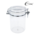 CONNOISSEUR STORAGE CANISTER ACRYLIC ROUND 18 LITRE CLEAR