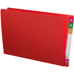 AVERY 45113 LATERAL FILE EXTRA HEAVY WEIGHT FOOLSCAP RED BOX 100