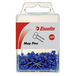 ESSELTE MAP PINS BLUE PACK 200