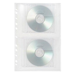 AVERY 47905 POCKET CDDVD HOLDS 2 CDS A4 CLEAR PACK 5