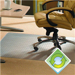 FLOORTEX ECOTEX CHAIRMAT RECYCLED PET RECTANGULAR CARPET 1200 X 1500MM