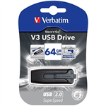 VERBATIM STORENGO V3 USB DRIVE 64GB GREY