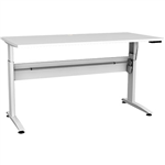 CONSET 50125 ELECTRIC HEIGHT ADJUSTABLE DESK 1800 X 800MM WHITE