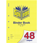 SPIRAX 122 BINDER BOOK 8MM RULED A4 48 PAGE