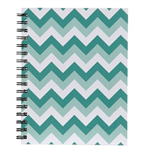 SPIRAX 511 NOTEBOOK SPIRAL BOUND HARD COVER 200 PAGE 225 X 175MM ZIGZAG AQUA