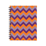 SPIRAX 511 NOTEBOOK SPIRAL BOUND HARD COVER 200 PAGE 225 X 175MM ZIGZAG PURPLE