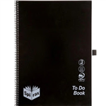 SPIRAX P704 NOTEBOOK TO DO LIST 140 PAGE A4 BLACK