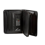 SPIRAX EXECUTIVE ZIPPERED COMPENDIUM A4 BLACK