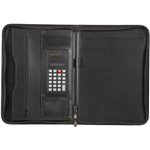 SPIRAX SLIMLINE ZIPPERED COMPENDIUM A4 BLACK