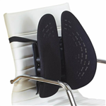 KENSINGTON SMARTFIT COMFORM BACK SUPPORT BLACK