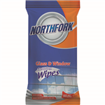 NORTHFORK GLASS WINDOW CLEANING WIPES PACK 50 SHEETS