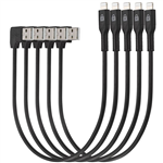 KENSINGTON CHARGE AND SYNC CABLE USBA TO LIGHTNING 285MM BLACK PACK 5