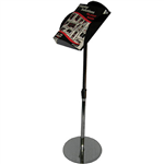 DEFLECTO FOYER BROCHURE STAND A4 BLACK