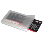 DEFLECTO BUSINESS CARD BOX 63 X 97 X 10MM CLEAR